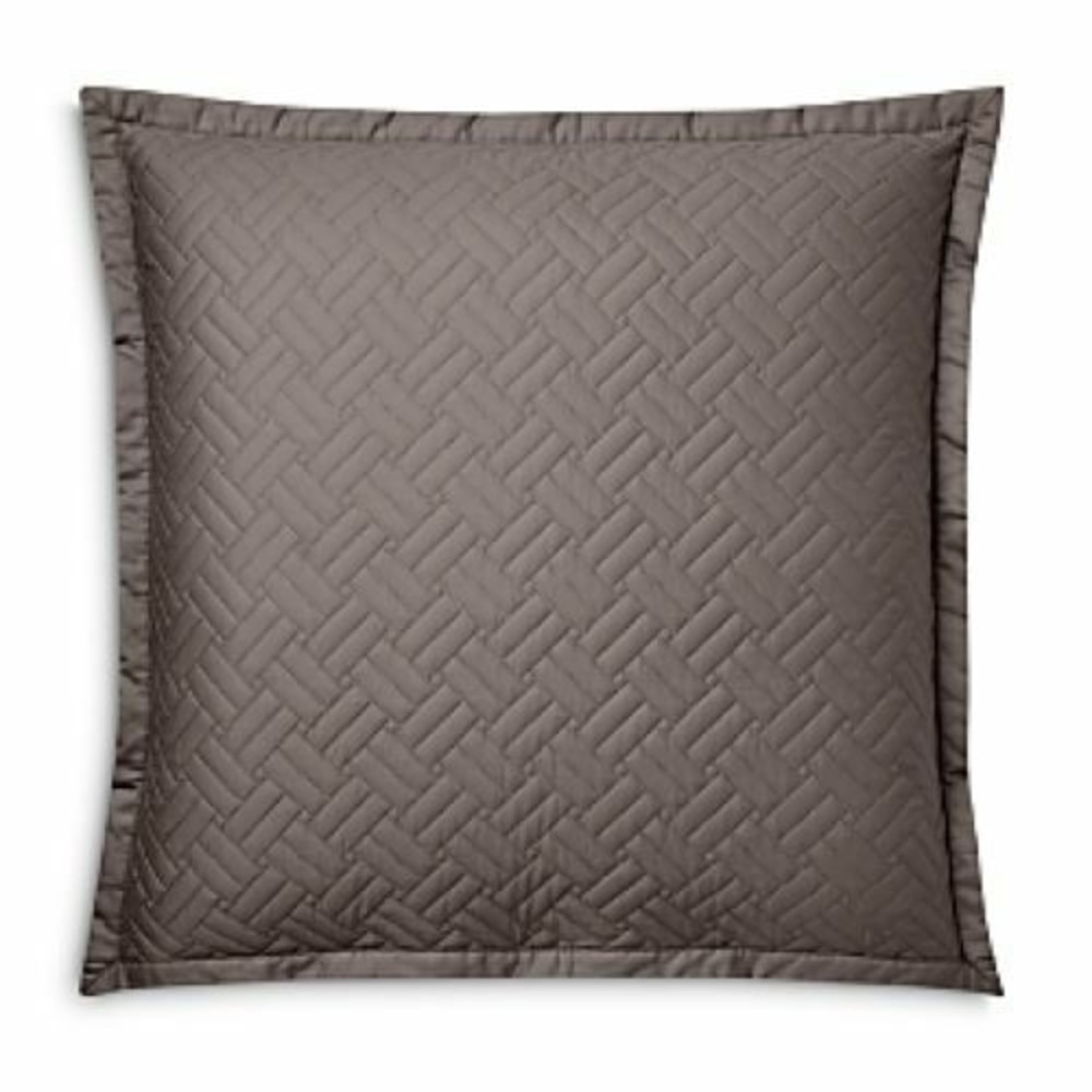 Ralph Lauren home Greenwich 300 Thread Count Sateen Euro Sham Metropolitan Gray‎